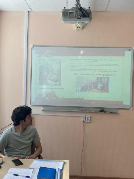 23 и 24 апреля преподаватели кафедры провели кураторские часы приуроченные к празднованию 80-й годовщины Победы в Великой отечественной войне 23 и 24 апреля преподаватели кафедры провели кураторские часы приуроченные к празднованию 80-й годовщины Победы в Великой отечественной войне