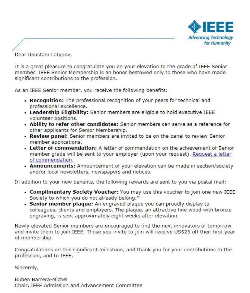        ..  IEEE Senior Member ,IEEE, Senior Member