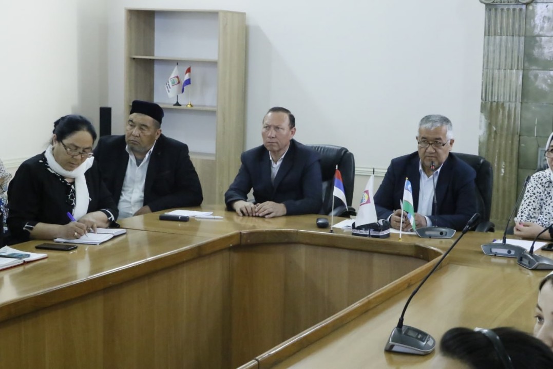 Преподаватели кафедры татарской филологии Елабужского института КФУ и кафедры узбекского языка и литературы Кокандского государственного педагогического института имени Мукими организовали вебинар на тему 'Актуальные проблемы лингвокультурологии' Преподаватели кафедры татарской филологии Елабужского института КФУ и кафедры узбекского языка и литературы Кокандского государственного педагогического института имени Мукими организовали вебинар на тему 'Актуальные проблемы лингвокультурологии'