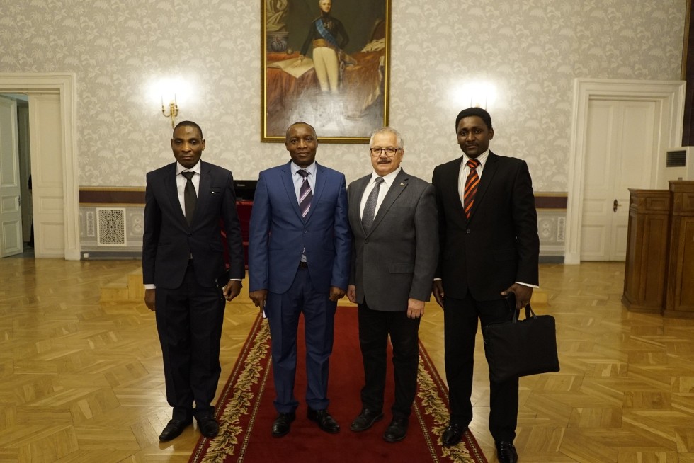 Visit by Ambassador of Burundi Edouard Bizimana