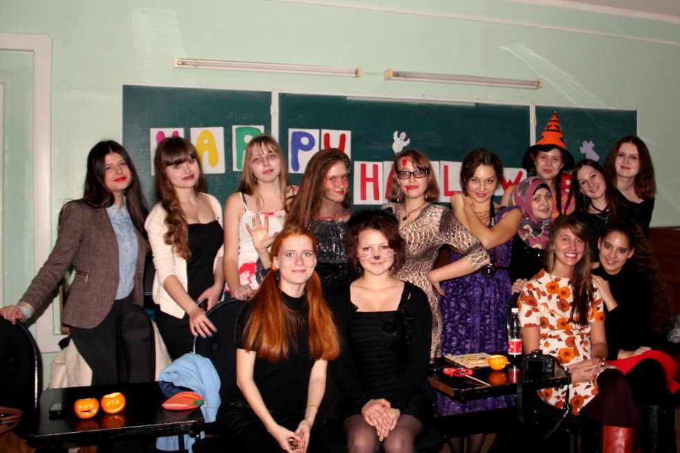 Halloween party in the philological department!