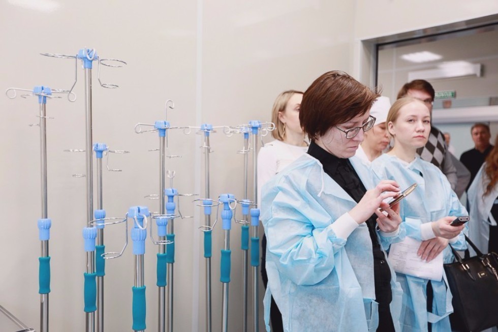 Rector Ilshat Gafurov Held a Media Tour Around Kazan University's Medical Cluster