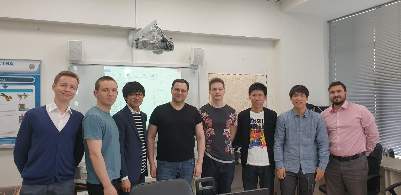 Kanazawa University finished their internship at the Laboratory of intelligent robotic systems