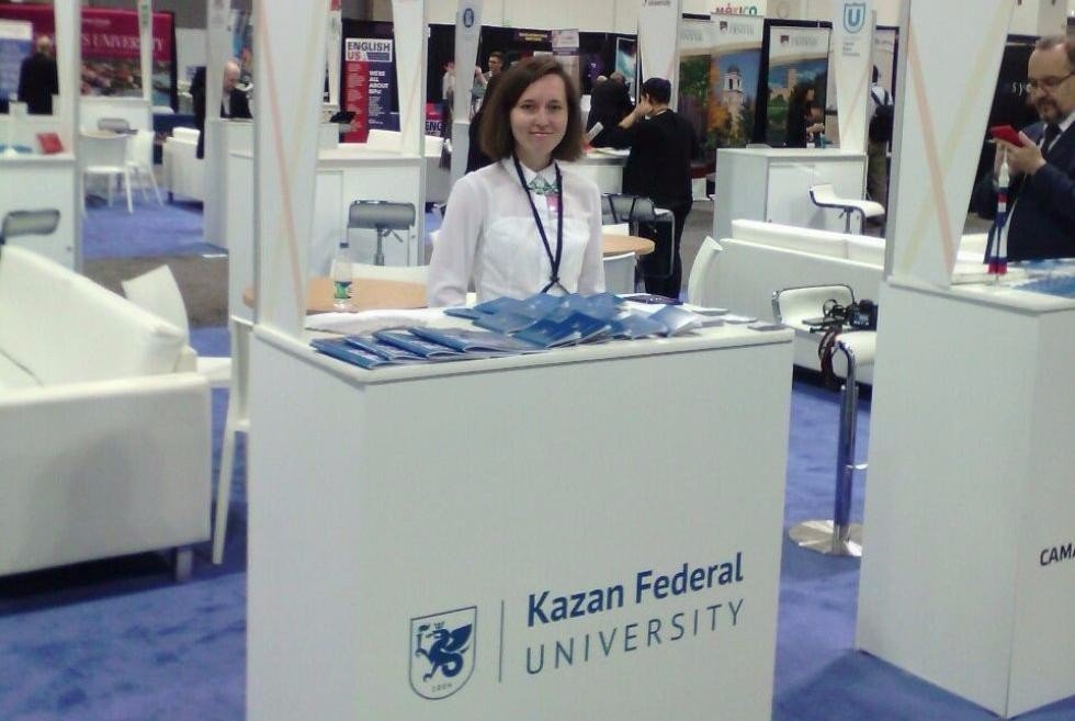 Kazan University's Booth at NAFSA Annual Conference & Expo ,Project 5-100, USA, National Association for Foreign Student Affairs