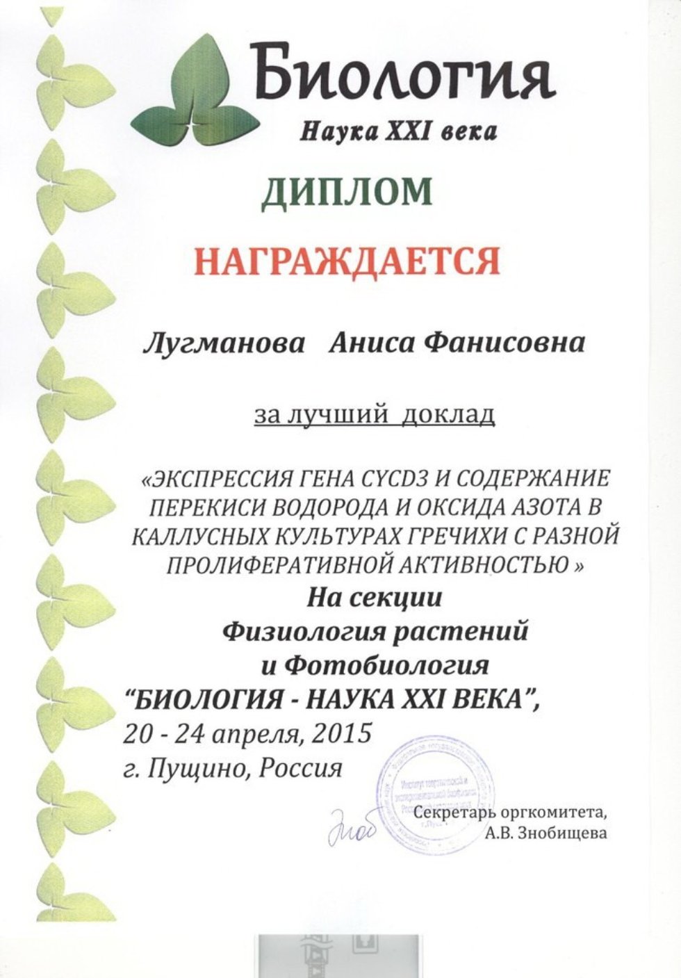 Отчеты НИР Отчеты НИР