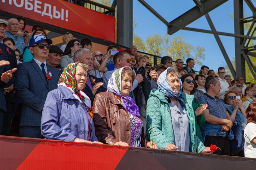 Elabuga Institute KFU participated in the city celebration of Victory Day