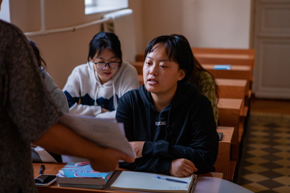 Students from China are interning at Elabuga Institute of KFU.