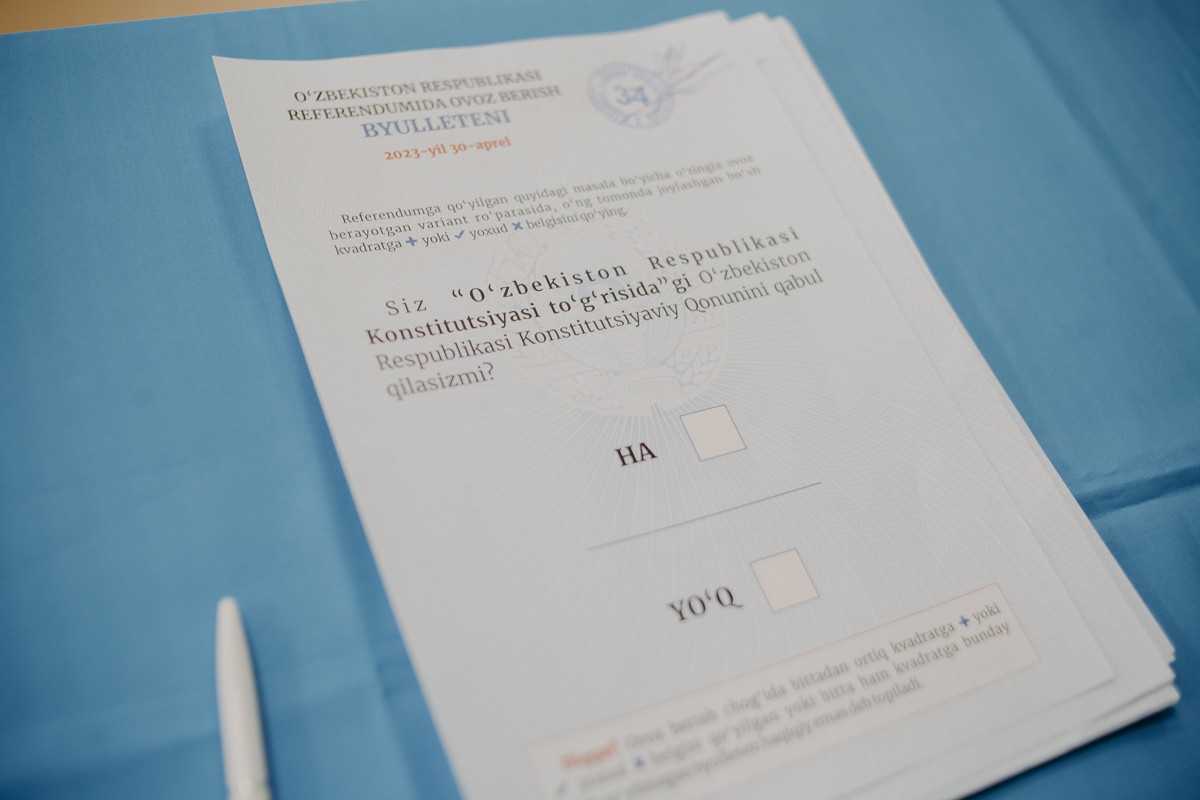 В КФУ работают выездные пункты голосования по внесению изменений в Конституцию Узбекистана ,имо