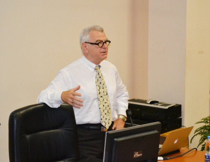 György Buzsáki spoke on 'Emergence of cognition from action' at KFU