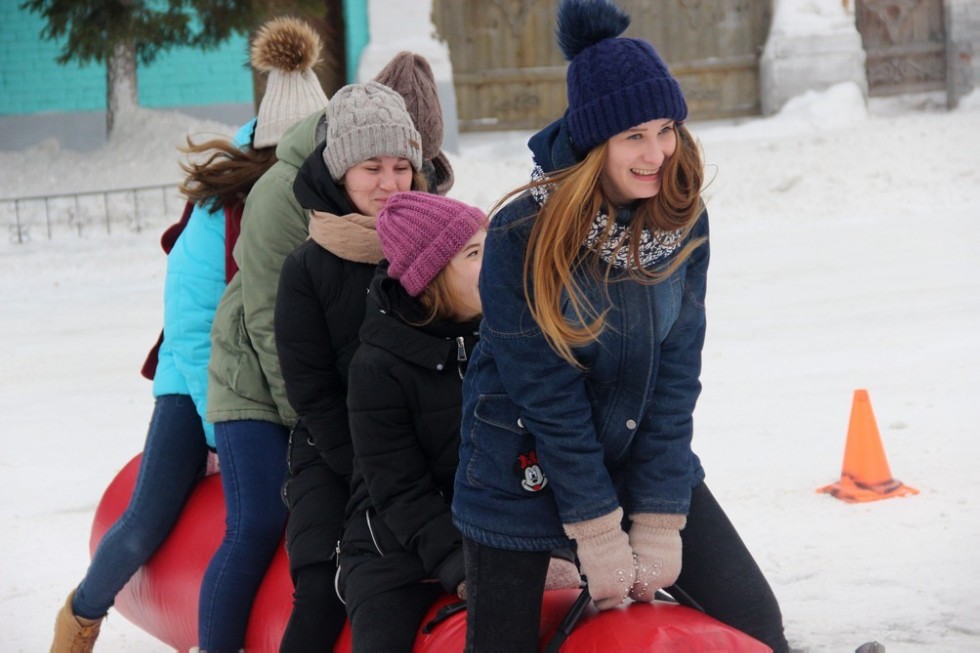 The students of Yelabuga Institute KFU celebrated Tatyana's day as a large-scale holiday.