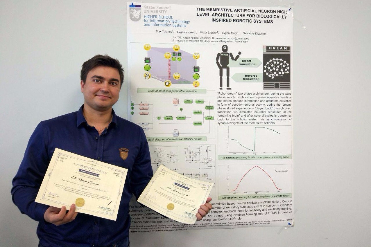 Roman Lavrenov, Associate Researcher of the Intelligent Robotic Systems Laboratory (LIRS) participated in the International Conference on Mechanical, System and Control Engineering, ICMSC. ,Robotics, International Conference, LIRS, Master Program in Robotics