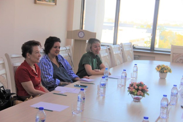 Прошла стажировка проектной группы ИФМК КФУ на базе Национального университета Узбекистана им. Мирзо Улугбека (НУУз), г.Ташкент Прошла стажировка проектной группы ИФМК КФУ на базе Национального университета Узбекистана им. Мирзо Улугбека (НУУз), г.Ташкент