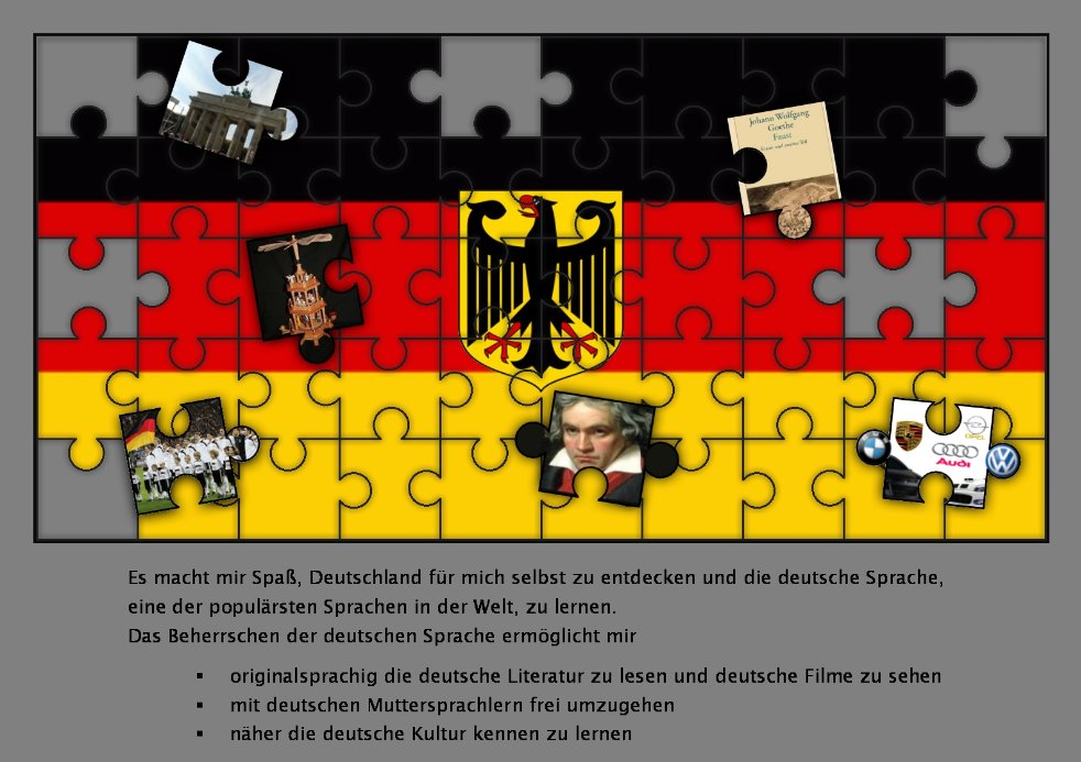 ������� �������� � �������� 'Warum Deutsch?'