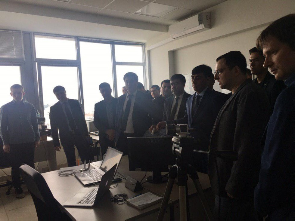 The delegation from Turkmenistan visited the Laboratory of Intelligent Robotic Systems ,Intelligent robotics, Laboratory of Intelligent Robotic Systems,LIRS, Higher Institute of Information Technologies and Intelligent Systems, ITIS