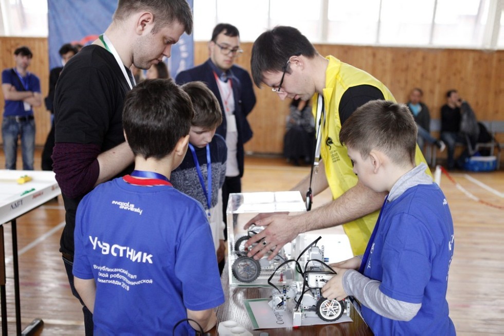 The Republican stage of the All-Russian Robotics Olympiad in the Yelabuga Institute of KFU