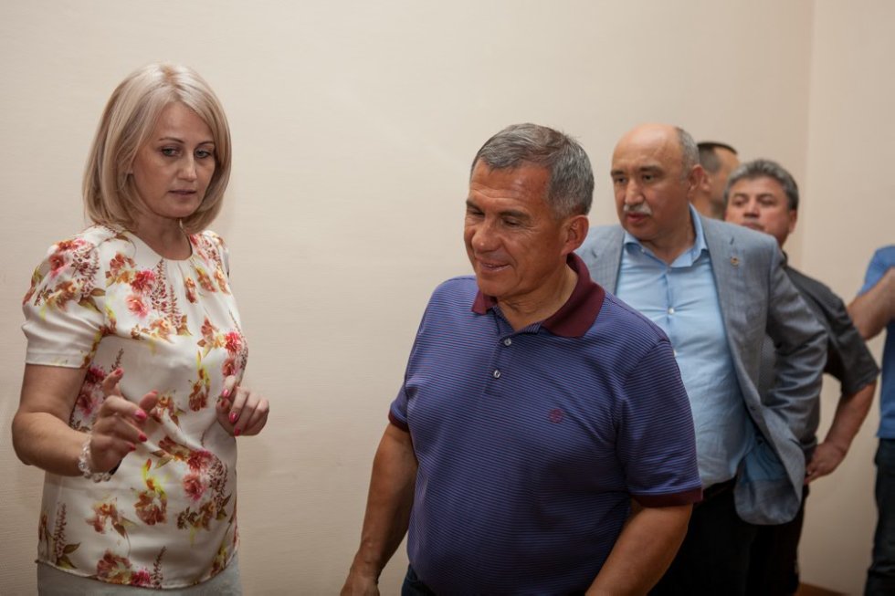 The President of the Republic of Tatarstan has estimated possibilities of pedagogical education at the Yelabuga institute of KFU The President of the Republic of Tatarstan has estimated possibilities of pedagogical education at the Yelabuga institute of KFU