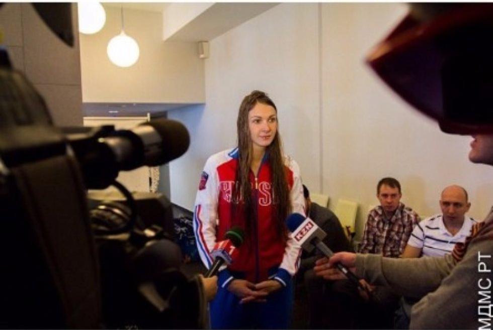 KFU alumna Yana Martynova will be pronouncing the words of the athletes' oath ,FINA, KAZAN 2015, FINA 2015