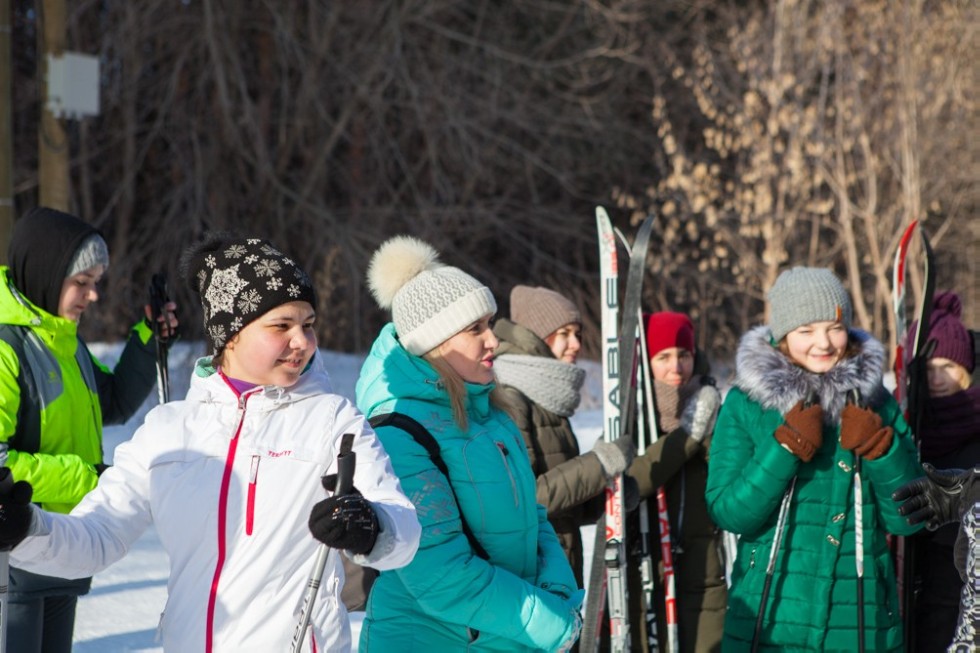Елабужский институт КФУ принял участие в 'Лыжне Татарстана - 2018' Елабужский институт КФУ принял участие в 'Лыжне Татарстана - 2018'