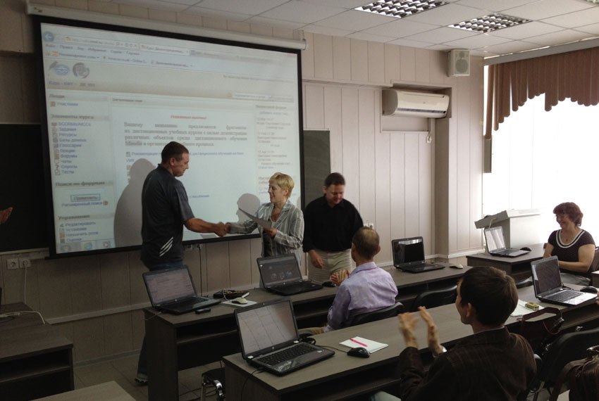 ����������� �������� ������� ������ �������������� ������ � LMS MOODLE