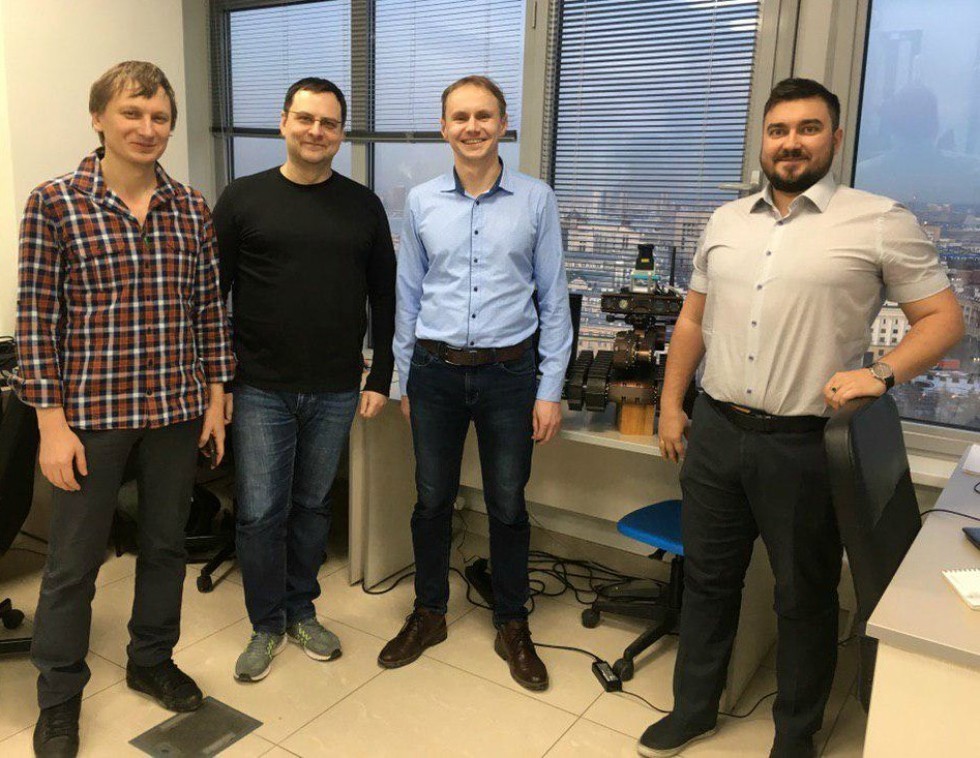 A delegation from the Kalashnikov Izhevsk State Technical University visited the Laboratory of intelligent robotic systems ,Robotics, master's program, LIRS, KISTU