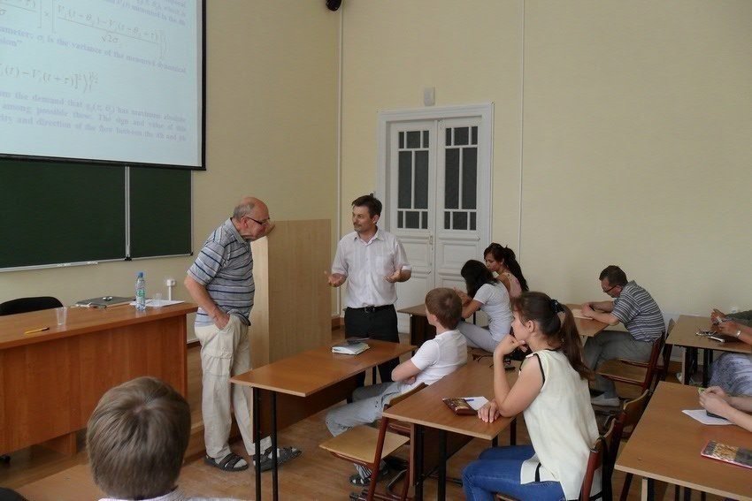 Scientific conference in Elabuga (presentation by prof. Timashev S.F.) (2013)