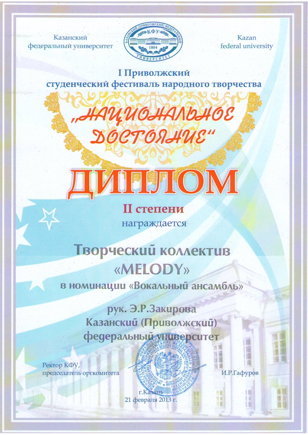 ��������� �������� 'Melody'