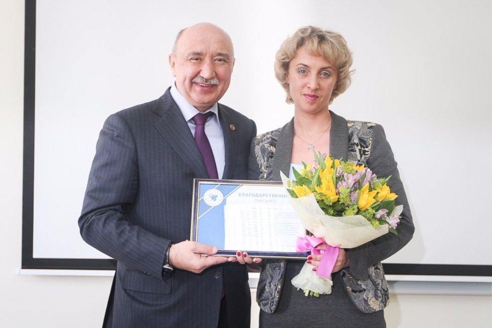 Delegation of the Muslim Board of Russia at Kazan University