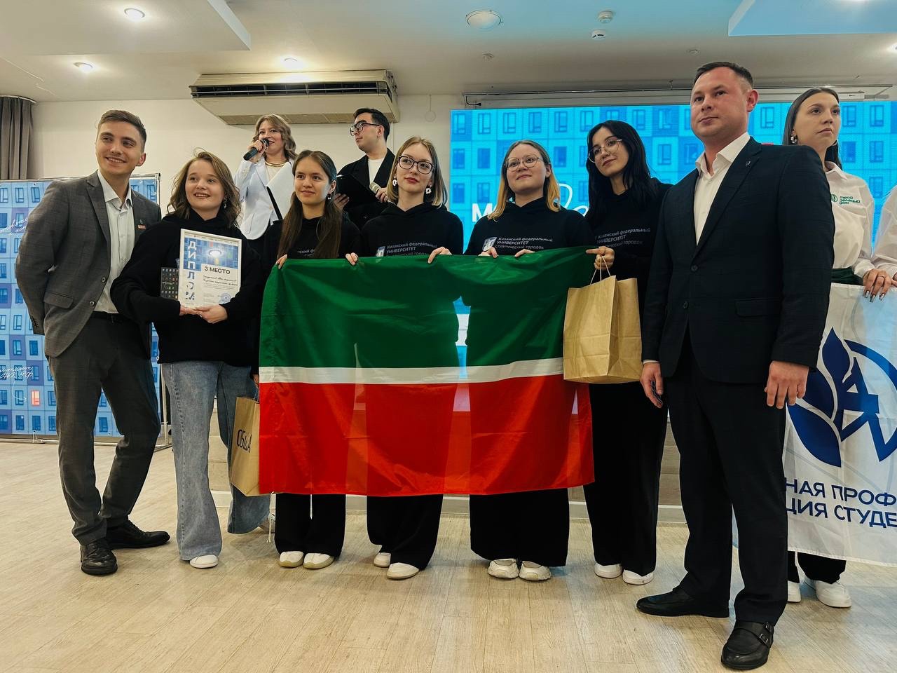 Отличный результат: студсоветы общежитий КФУ стали лучшими в Поволжье Отличный результат: студсоветы общежитий КФУ стали лучшими в Поволжье