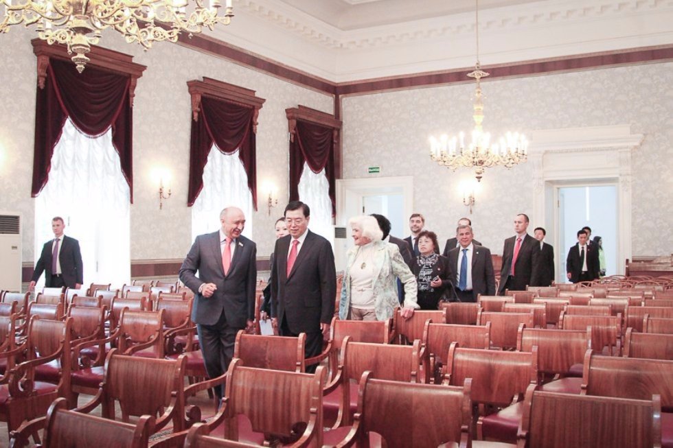 Chairman of the Standing Committee of the National People's Congress of the People's Republic of China Zhang Dejiang Visits University ,China, international cooperation