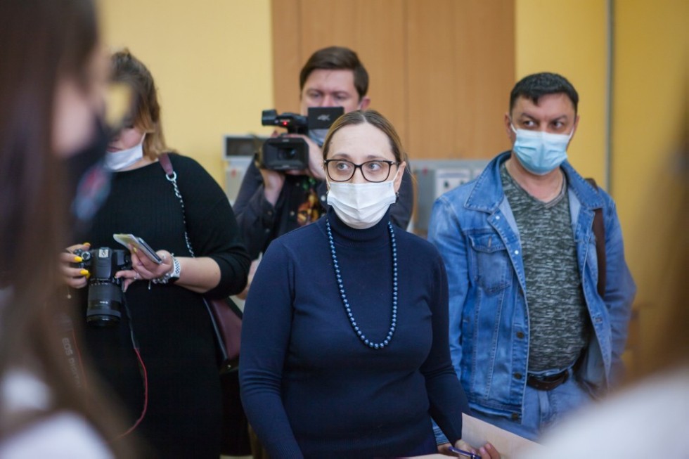 Ilshat Gafurov opened the presentation of Student Scientific Classes at the Elabuga Institute