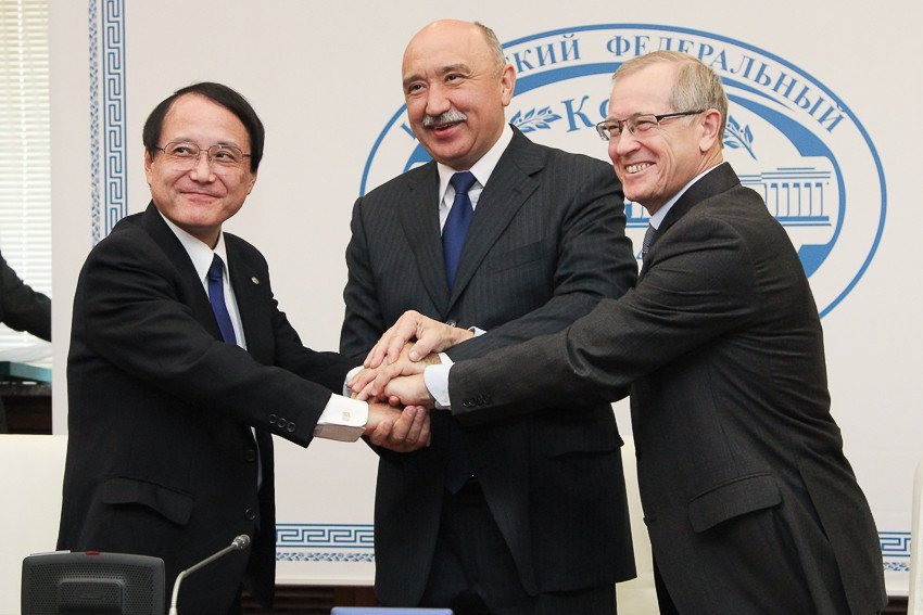 KFU, RIKEN and RCOD signed a trilateral memorandum of intent