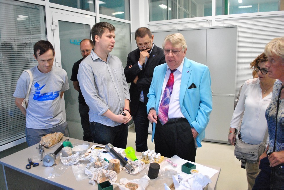 Kazan University visited by participants of 81st Annual Meeting of Meteoritical Society ,Vienna Museum of Natural History, Meteoritical Society, Joint Institute for Nuclear Research, Petersburg Nuclear Physics Institute, NASA, Karla impact crater, Buinsk, IGPT, IP