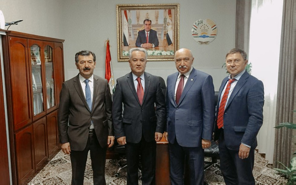 Rector Ilshat Gafurov is visiting Tajikistan