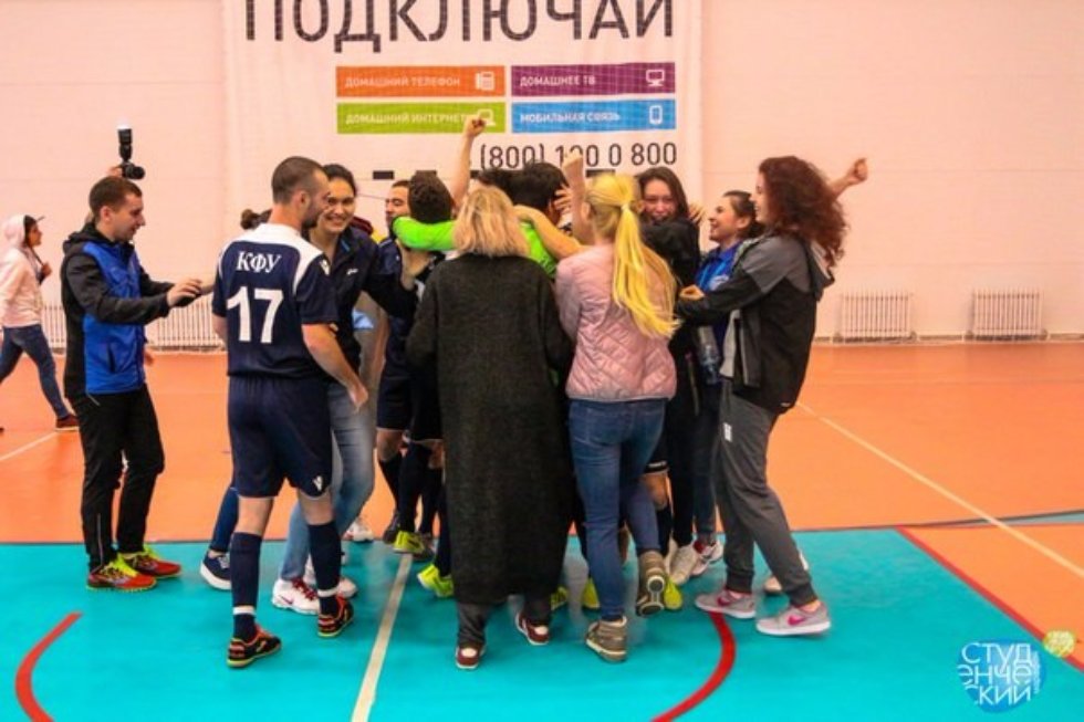 Команда Казанского федерального университета в тройке лучших в спортивной программе Всероссийского студенческого марафона Команда Казанского федерального университета в тройке лучших в спортивной программе Всероссийского студенческого марафона