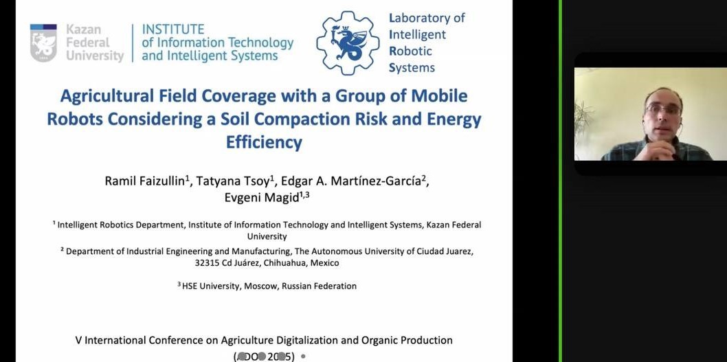 Students from Intelligent Robotics Department made presentations at ADOP 2025 international conference