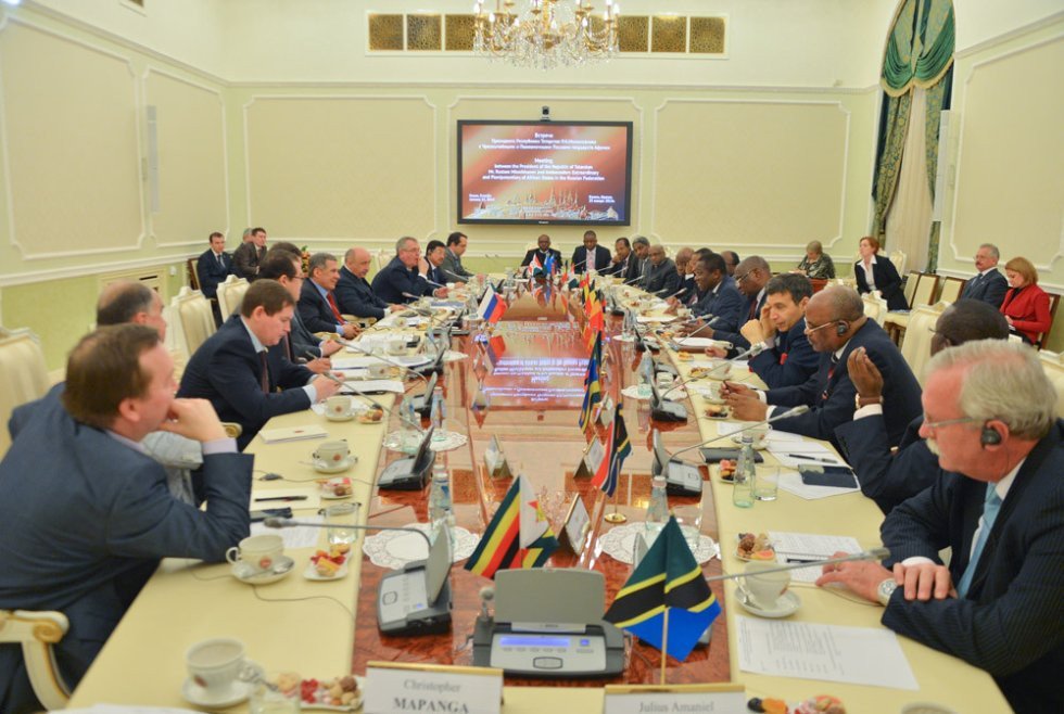 Rustam Minnikhanov meets with Ambassadors of Africa to Russia