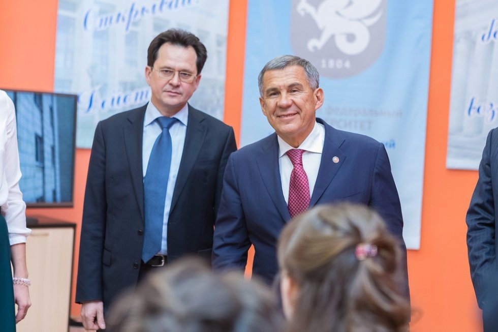 President of Tatarstan Visited Naberezhnye Chelny Institute, Rector Gafurov Present at Discussions of Two Institute Roadmaps President of Tatarstan Visited Naberezhnye Chelny Institute, Rector Gafurov Present at Discussions of Two Institute Roadmaps