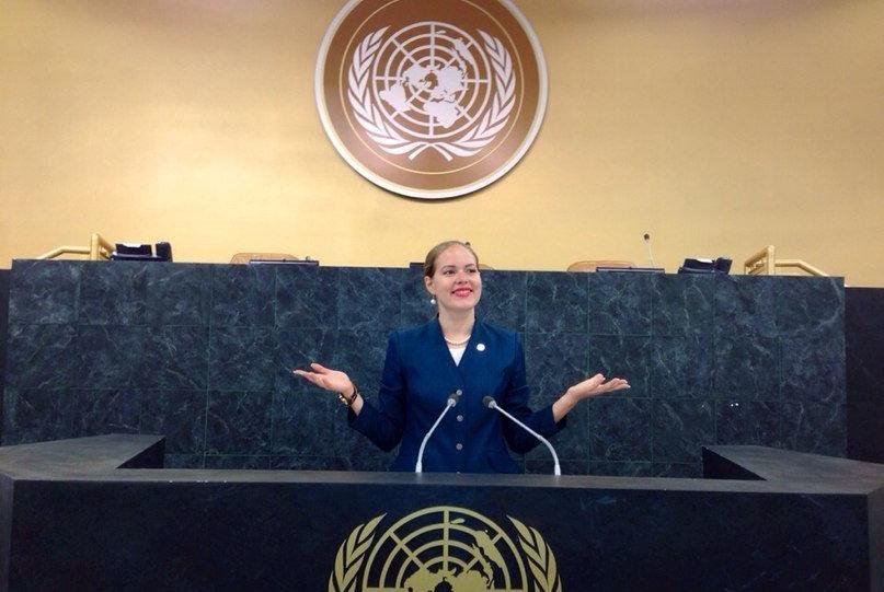 Youth Peace Ambassador presented Kazan Federal University at UN Assembly
