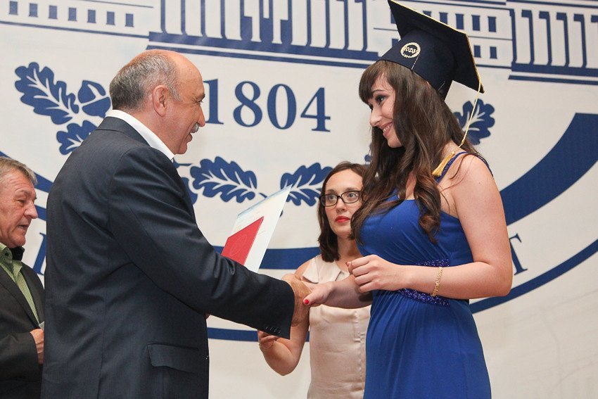 Diplomas presented to KFU exemplary graduates
