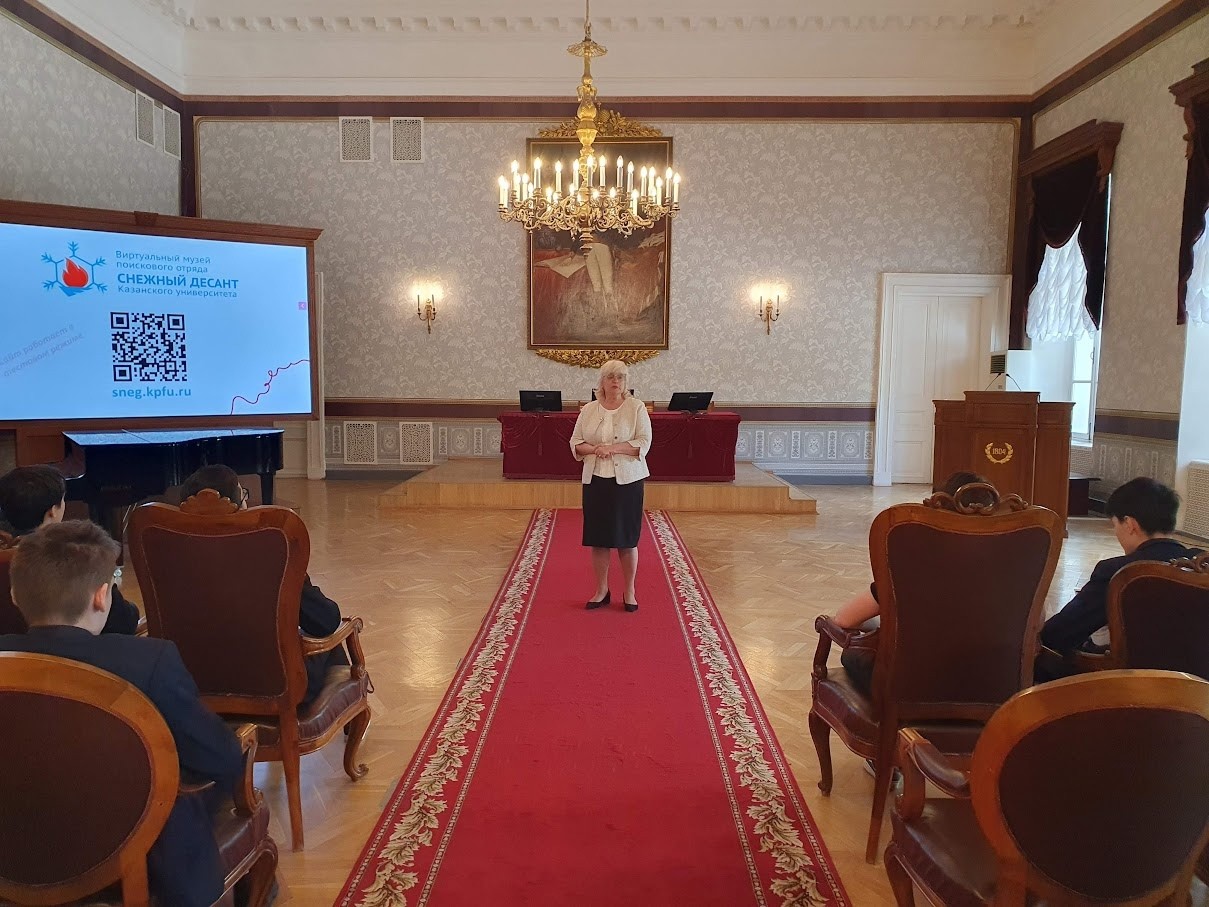 Презентация проекта Виртуального музея поискового отряда 'Снежный десант'