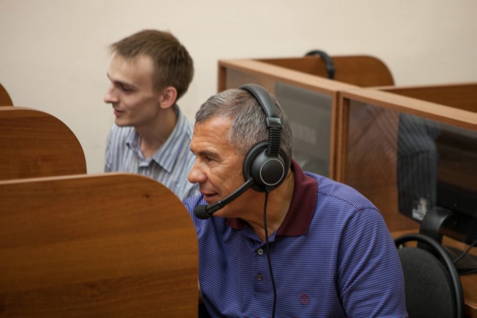 The President of the Republic of Tatarstan has estimated possibilities of pedagogical education at the Yelabuga institute of KFU The President of the Republic of Tatarstan has estimated possibilities of pedagogical education at the Yelabuga institute of KFU