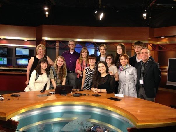 Американские учащиеся колледжа в гостях у журналистов КФУ Американские учащиеся колледжа в гостях у журналистов КФУ