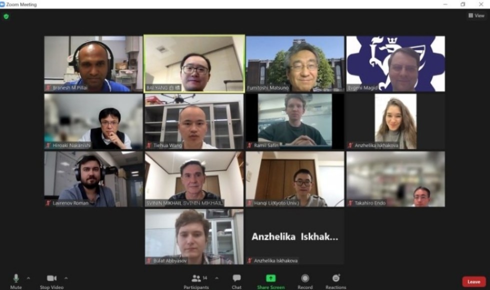 Employees of the Laboratory of Intelligent Robotic Systems took part in an online meeting within the framework of the international project Employees of the Laboratory of Intelligent Robotic Systems took part in an online meeting within the framework of the international project