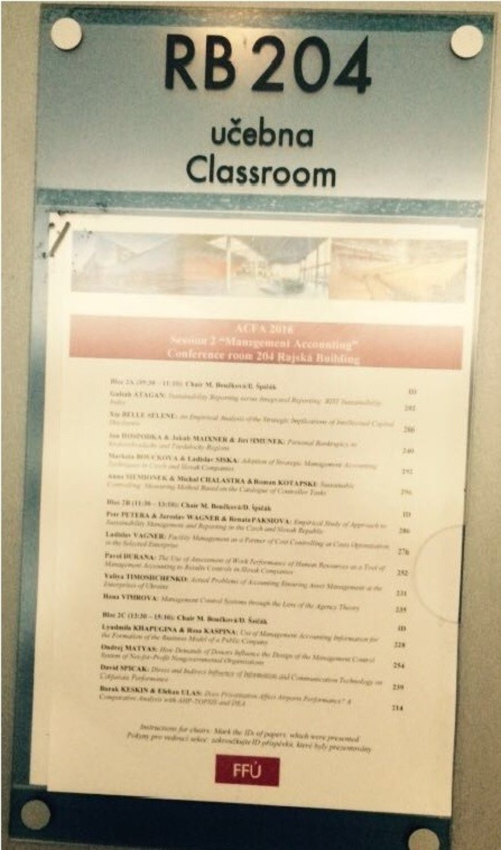 ������������� ������-������������ ����������� The 17th Annual Conference on Finance and Accounting ����� University of Economics