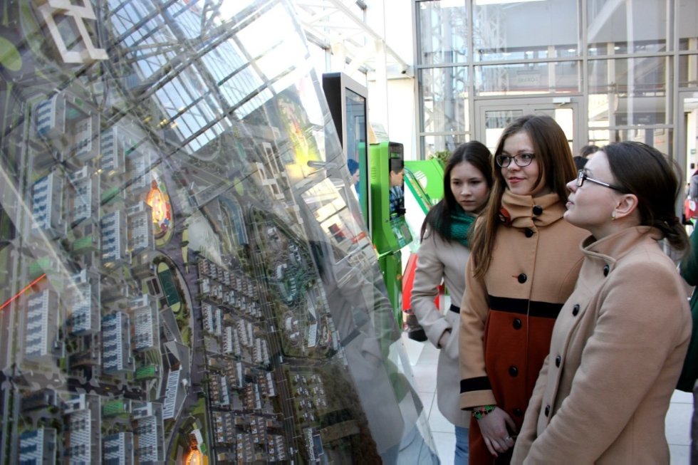 In seventeenth of March, 2015 third-year students of Finance Department, Institute of Management, Economy and Finance have visited IT-park.