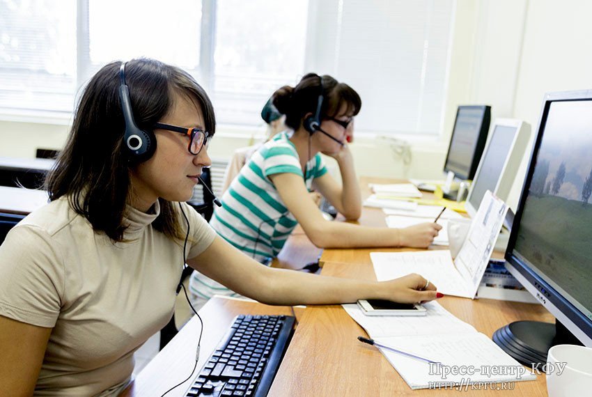 Call-center works in KFU Admission Office