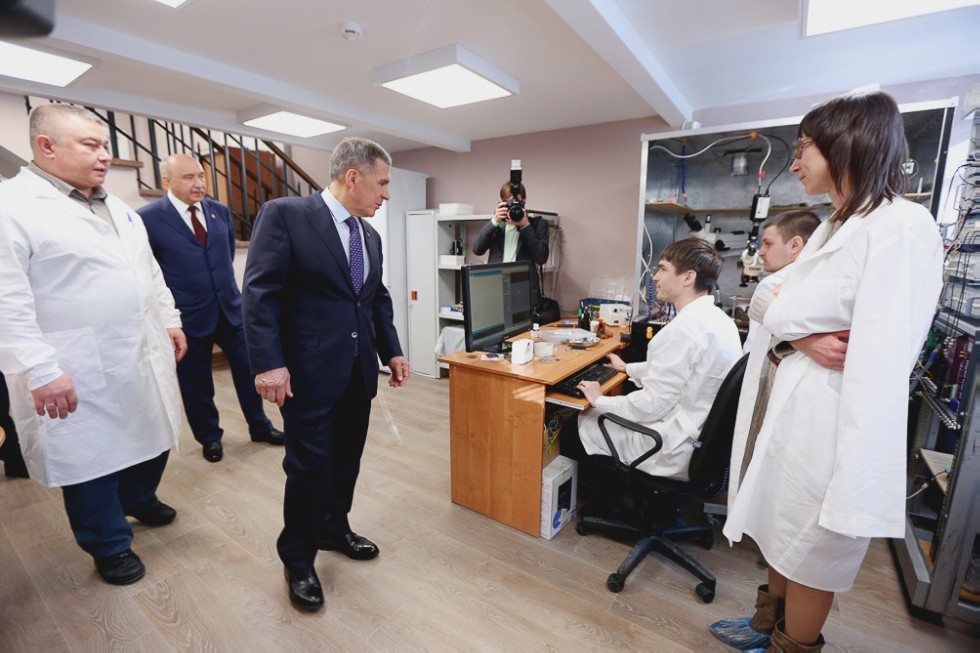 President of Tatarstan Rustam Minnikhanov Met with Medical Professionals in Renovated KFU Facilities ,IFMB, President of Tatarstan, Medical Accreditation Center