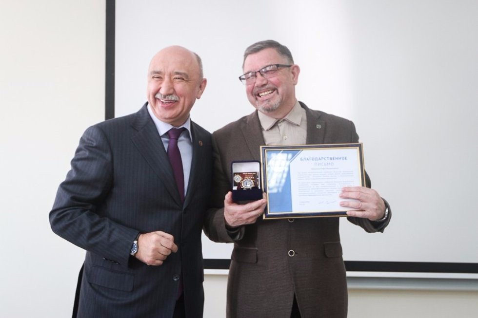 Delegation of the Muslim Board of Russia at Kazan University