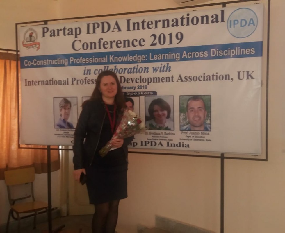 Kazan University Professor visited International Conference in India