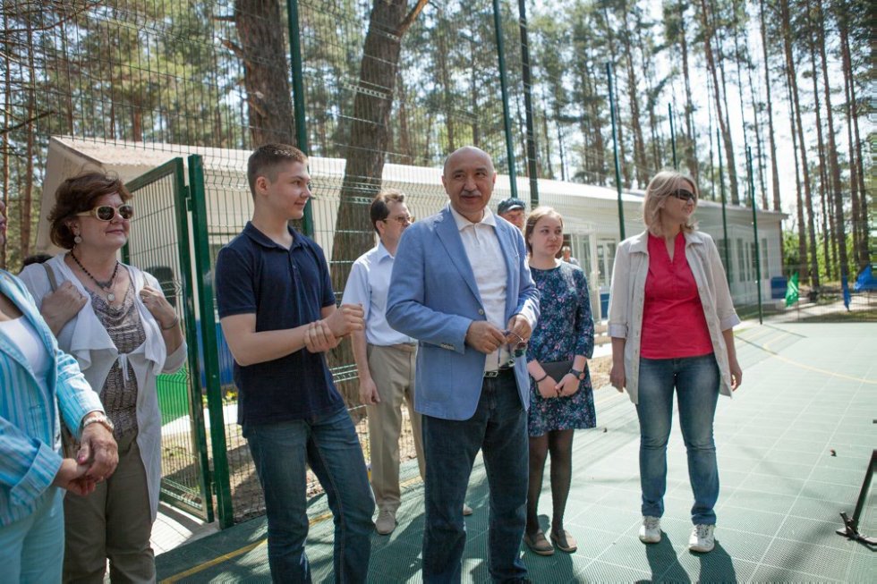 Profile session 'IT-territory' was opened with a ceremonial event on the ground of sports camp 'Burevestnik'